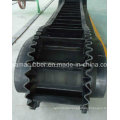 Corrugated and Ribbed Rubber Conveyor Belt with Cleat